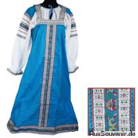 Sarafan in blu , Cotton, Gr. S-M